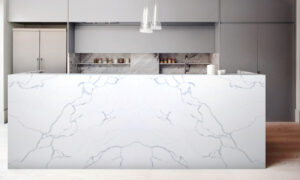 Calacatta Tree Quartz Counter