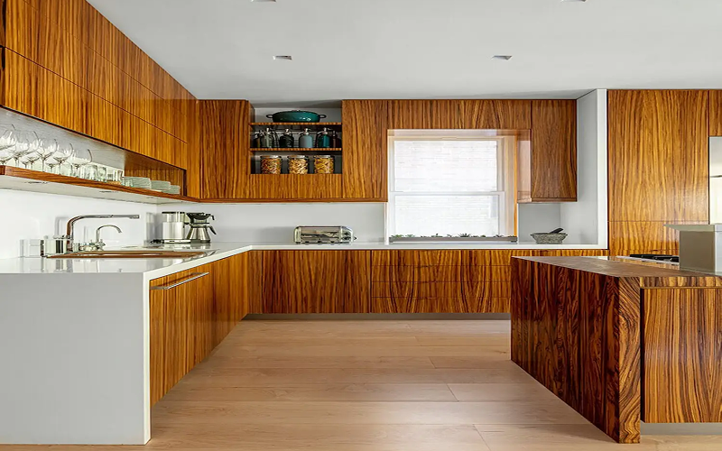 Include Millwork Made to Look Like Furniture in kitchen