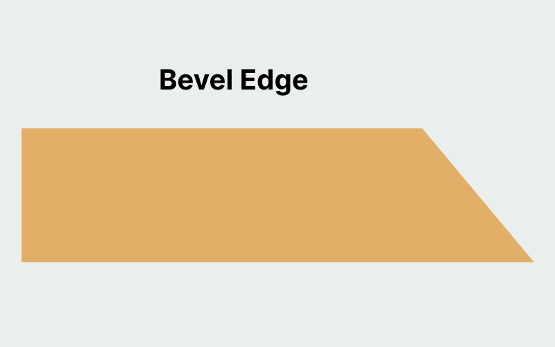 bevel edge