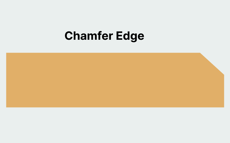 chamfer edge