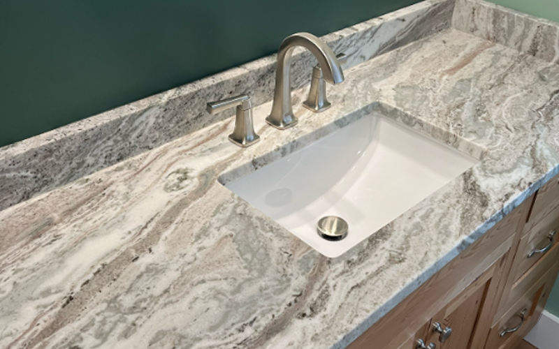 brown fantasy marble bathroom vanity top